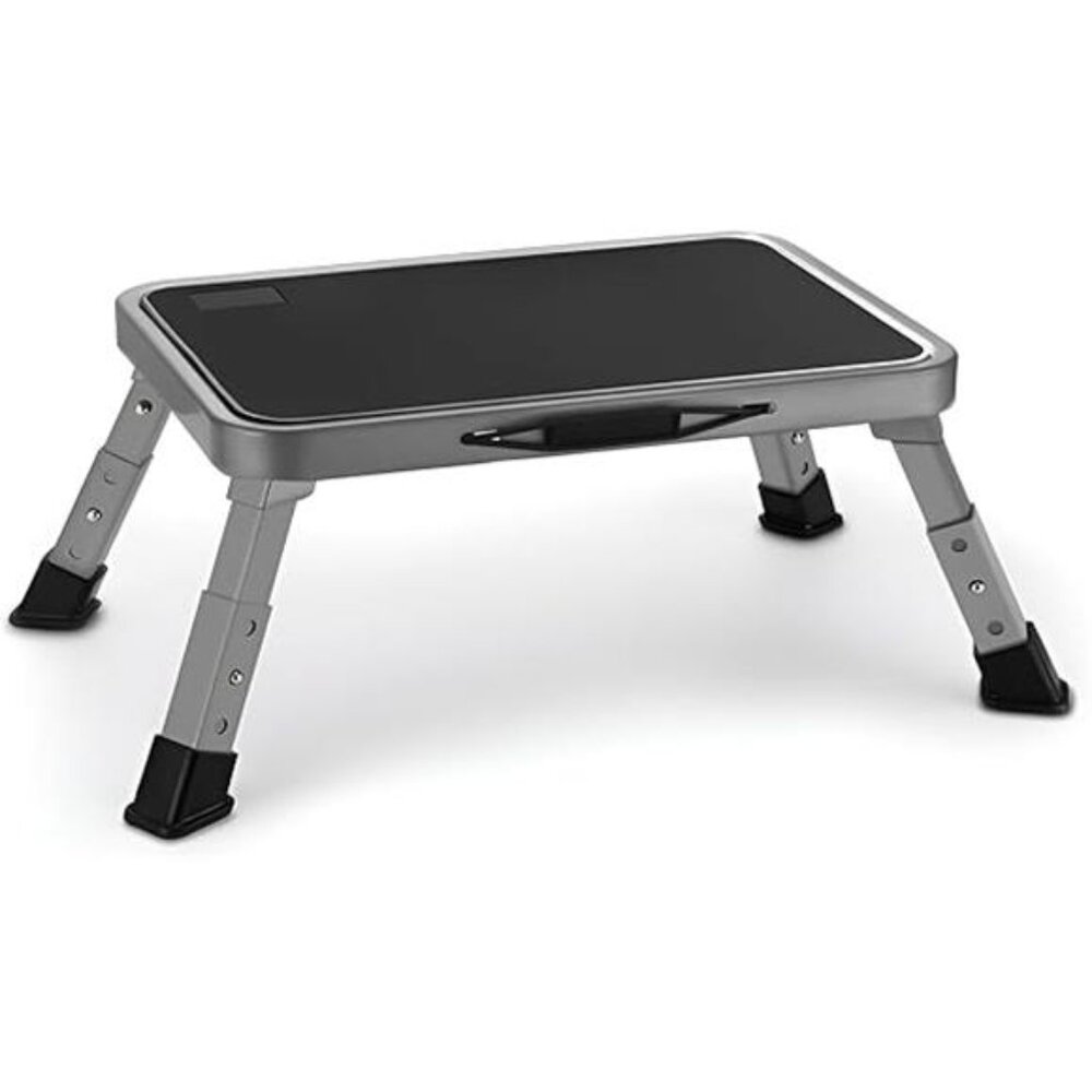 Foldable Step Stool, Adjustable Step Stool with a Non-Slip Platform, Step Ladder - Picture 8 of 8